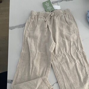H&M Natural Linen Trousers